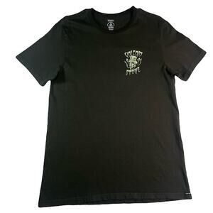 Volcom Men's Graphic T-Shirt Size Medium Stone Short Sleeve Brown Crew Neck M